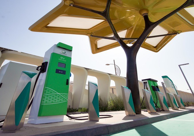 charging station in dubai