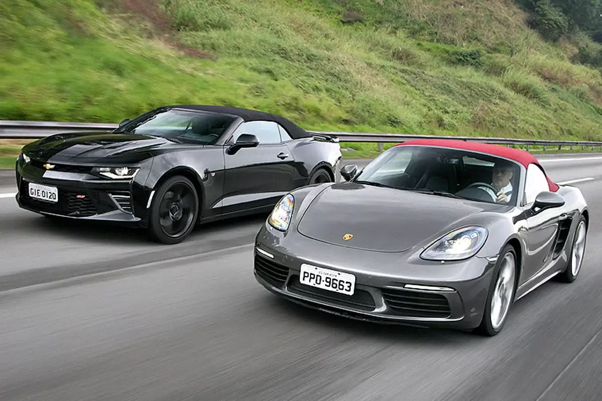 مقارنة بورشه بوكستر وشفروليه كامارو في الإمارات