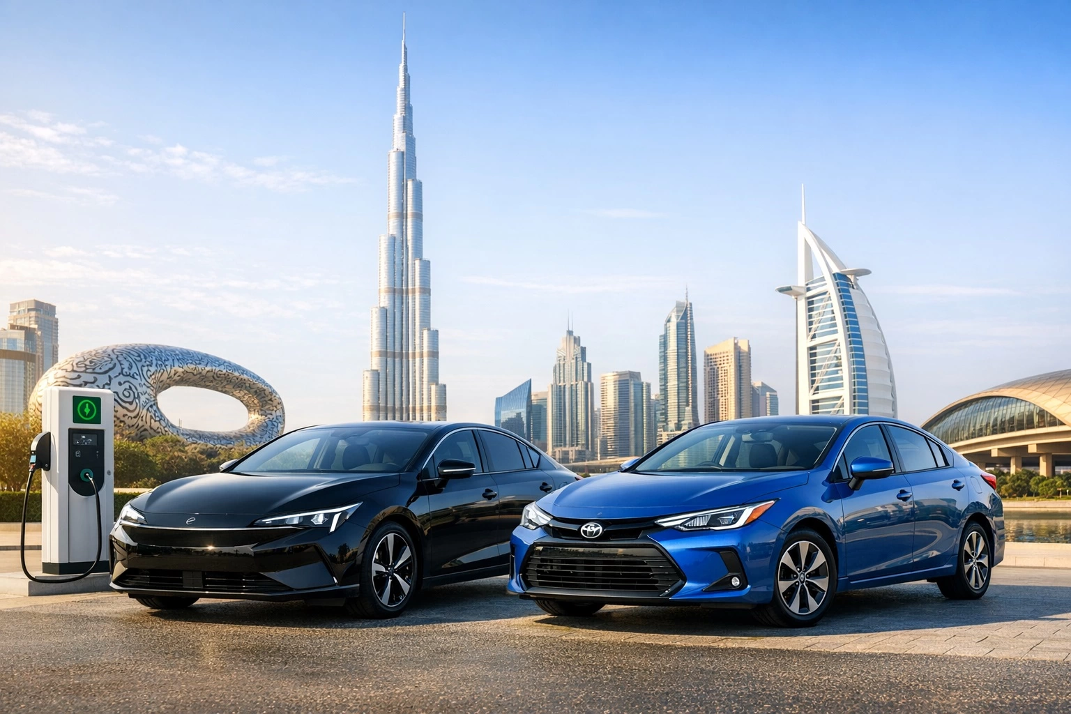 أفضل السيارات الكهربائية والهجينة الاقتصادية في الإمارات