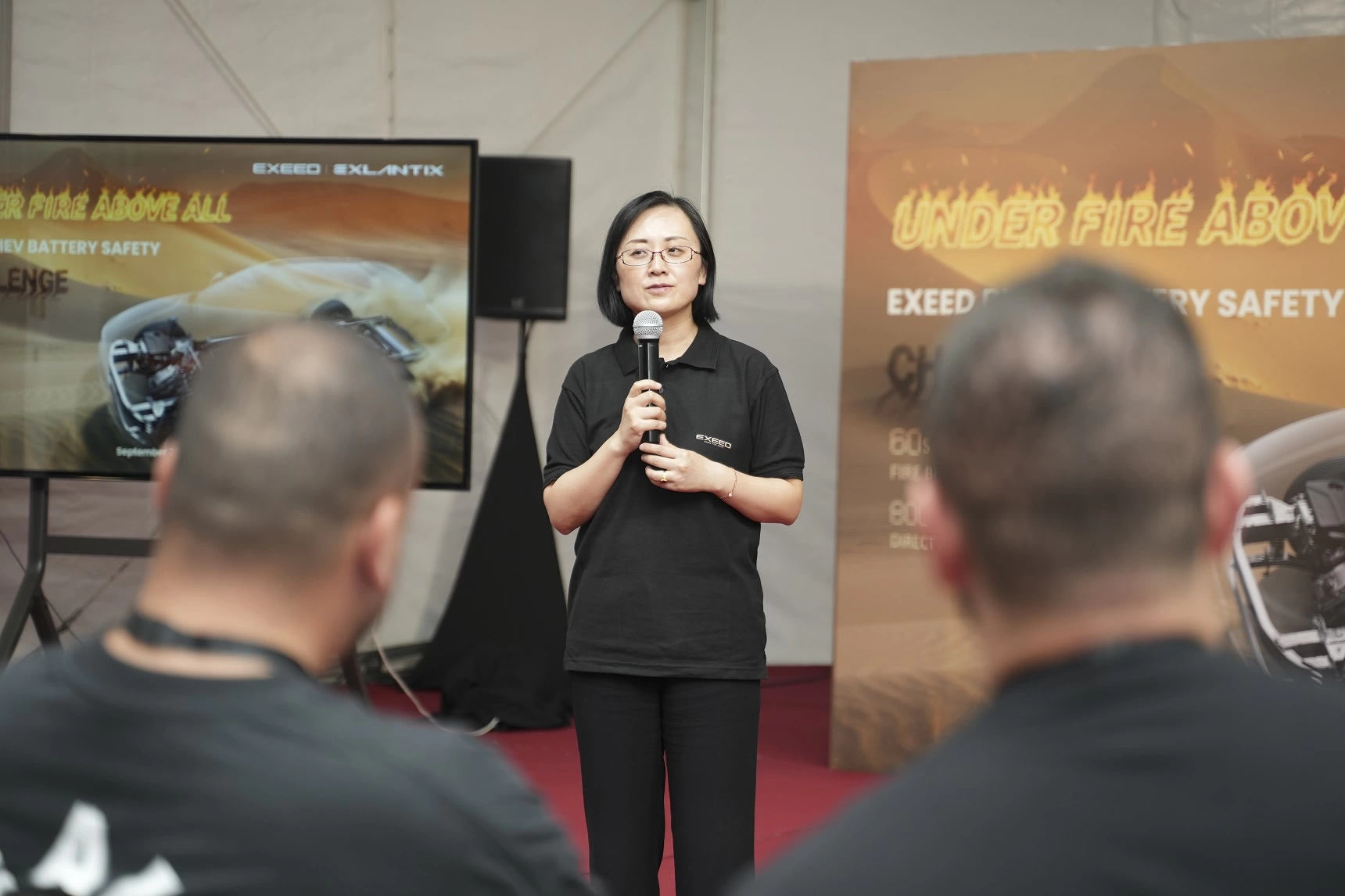 exeed live fire battery test uae