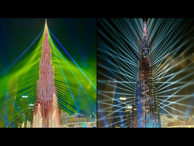 burj khalifa light show guide