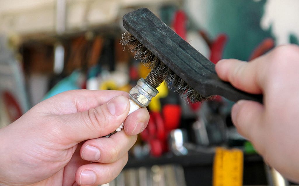 clean spark plugs