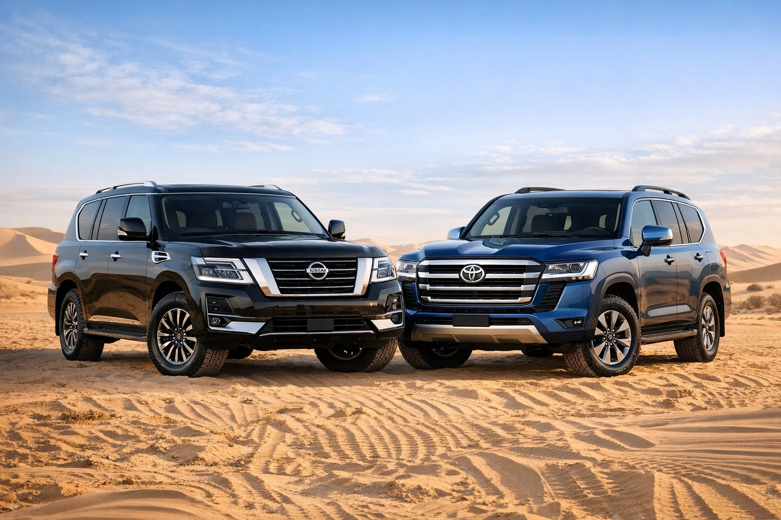 nissan patrol vs toyota land cruiser uae