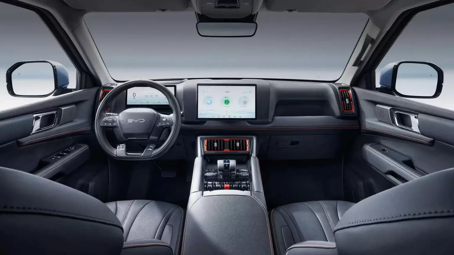 byd shark 6 interior