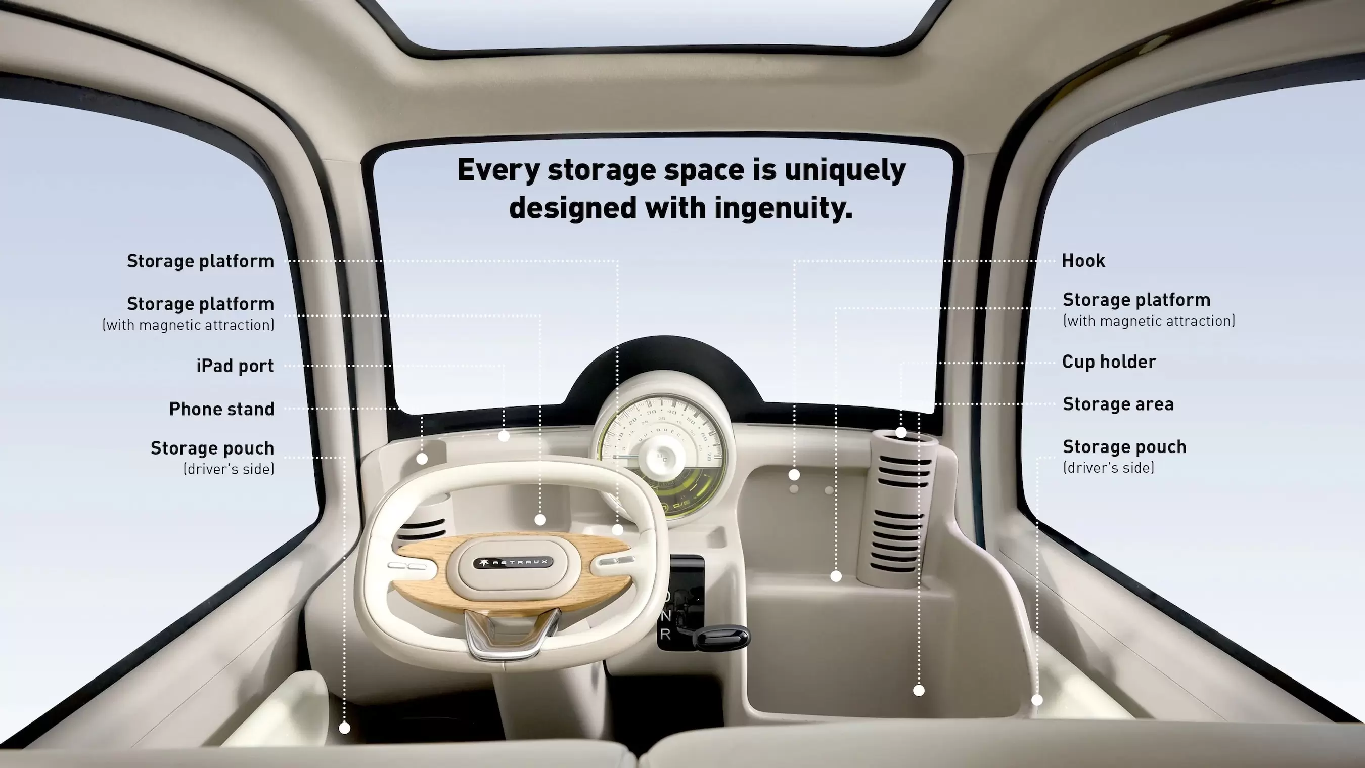 انطلاق سيارة أستراوكس إيه إل الصغيرة في دبي