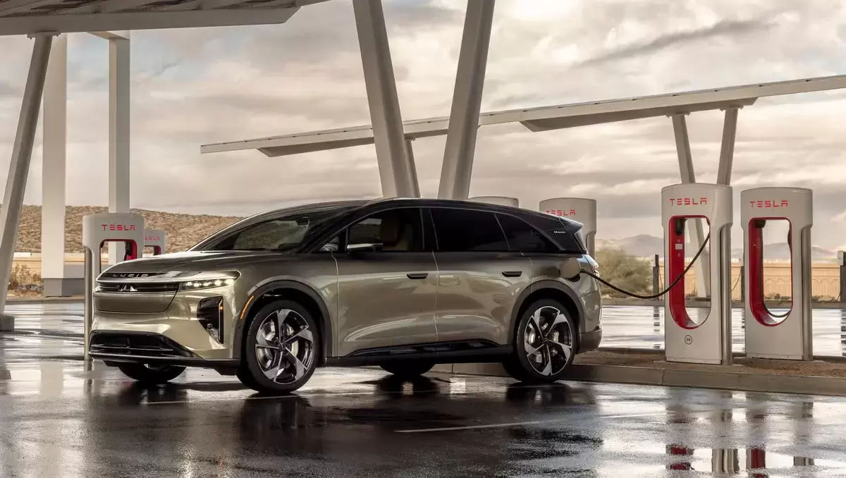 2025 lucid gravity tesla supercharger access