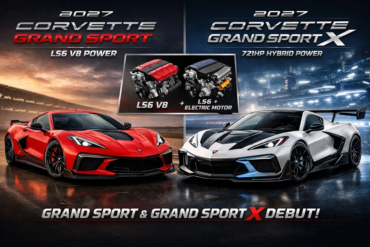 2027 Corvette Grand Sport and Grand Sport X Debut