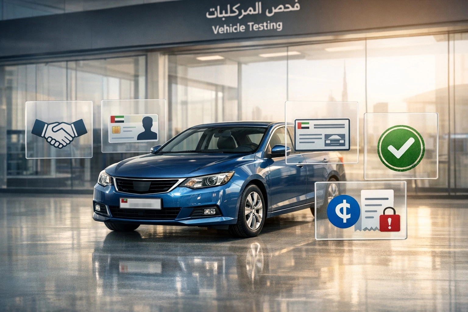 rta vehicle renewal mulkiya used cars who pays requirements blocks