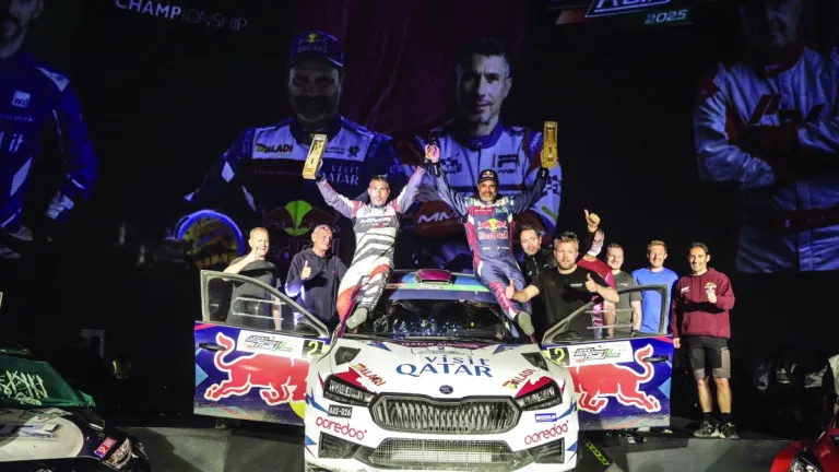 Nasser Al-Attiyah shines at the 2025 Oman International Rally: Victory in the first stage in Sohar