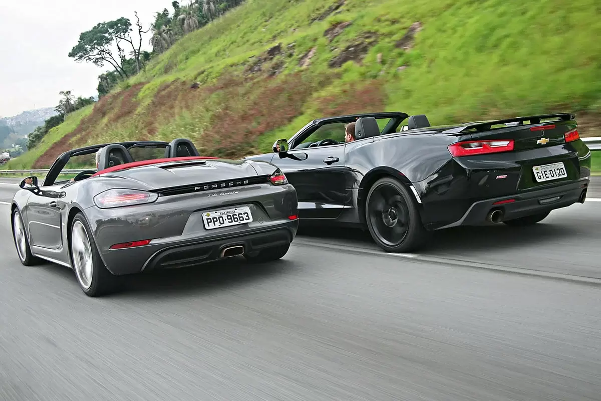 مقارنة بورشه بوكستر وشفروليه كامارو في الإمارات