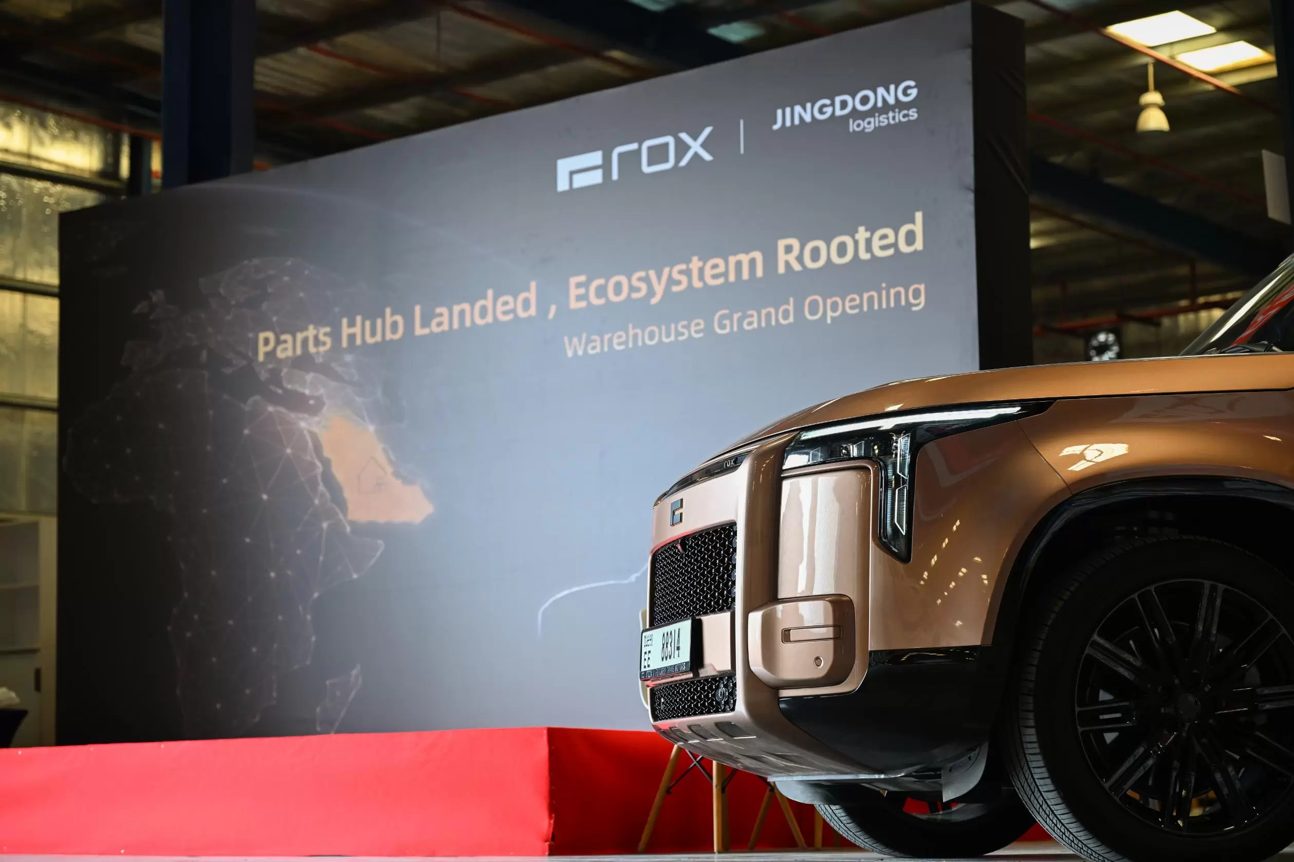 rox jingdong logistics spare parts hub uae