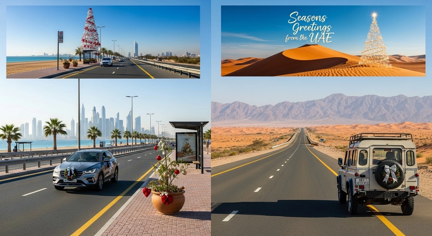 رحلة طريق الكريسماس في الإمارات