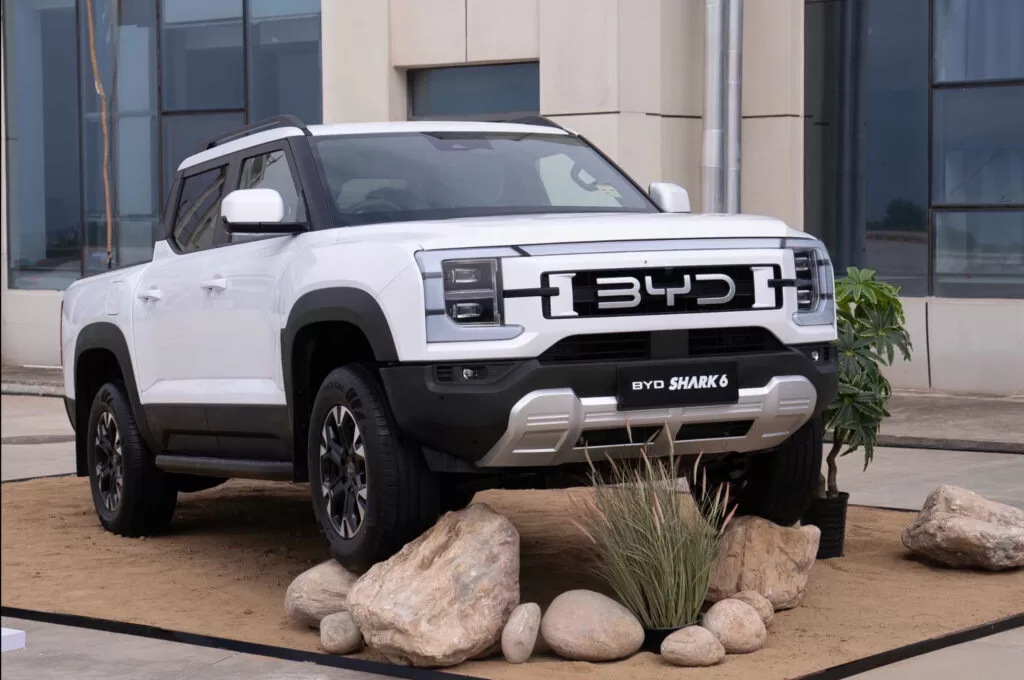2025 BYD Shark Plug in Hybrid Pick Up UAE Launch