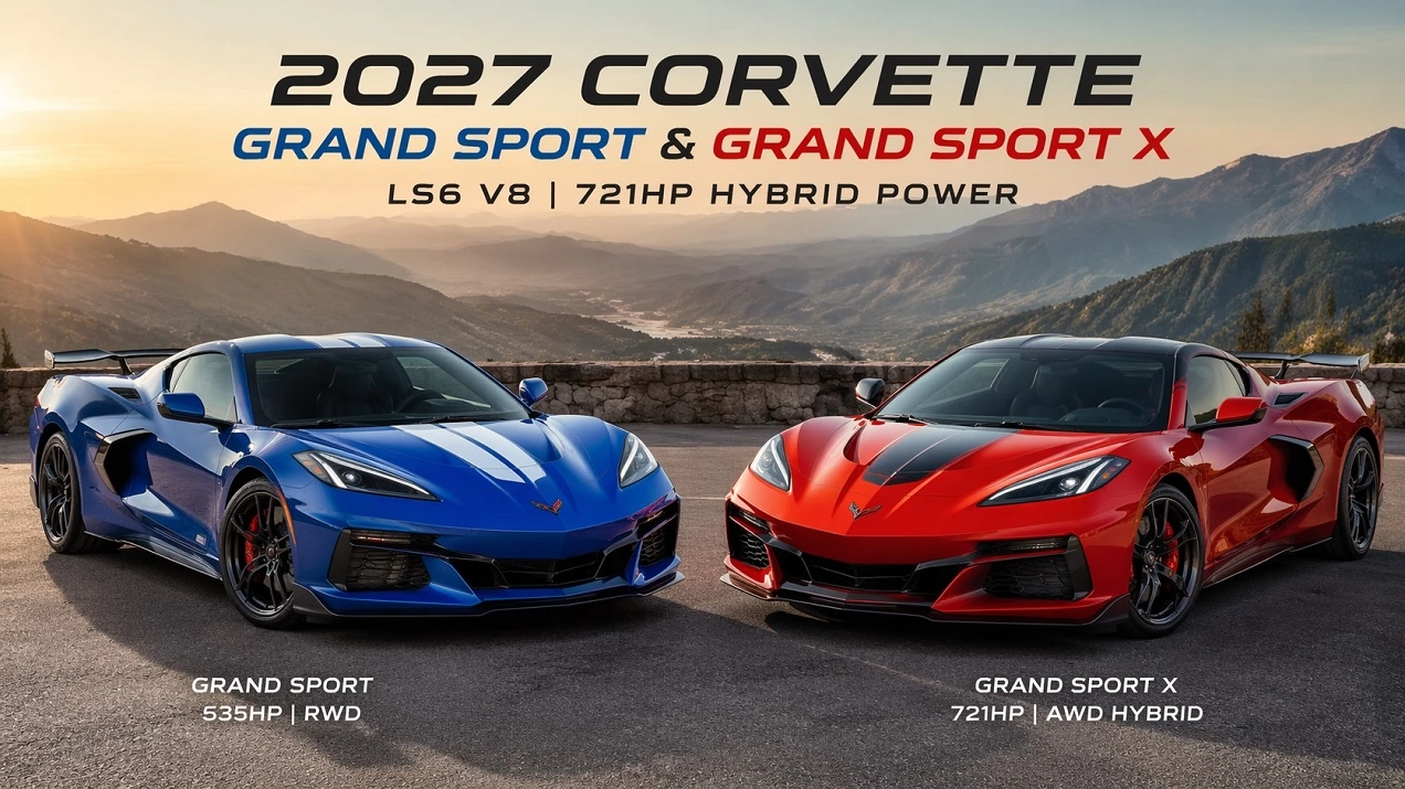 2027 Corvette Grand Sport and Grand Sport X Debut